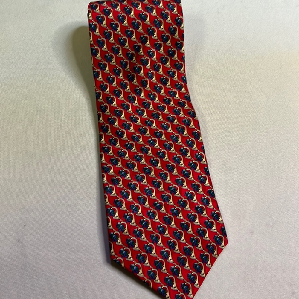Hallmark Holiday Traditions Silk Tie Men’s Necktie by MMG